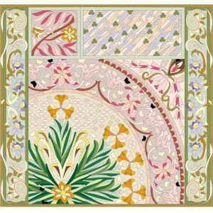 ボタニカルパズルぬりえ 【09】花飾抄 完成見本