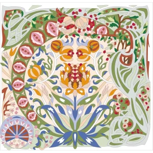 ボタニカルパズルぬり【13】たわわの刻 完成見本